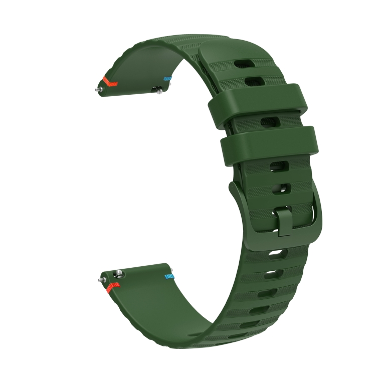 WAVY Curea Din Silicon Pentru Garmin Forerunner 165 Music Verde închis