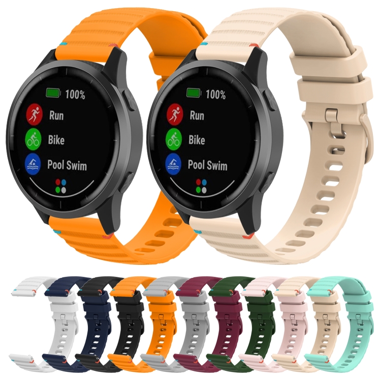 WAVY Curea Din Silicon Pentru Garmin Forerunner 165 Music Gri