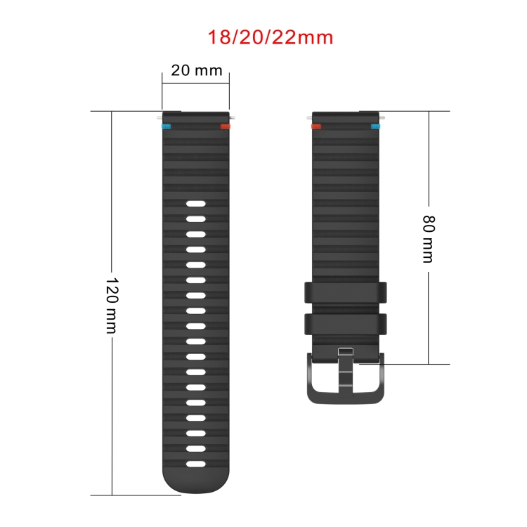 WAVY Curea Din Silicon Pentru Garmin Forerunner 165 Music Gri