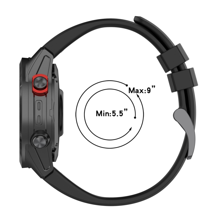 SILICONE Curea înlocuibilă Pentru Garmin Fenix 8 43mm Alb