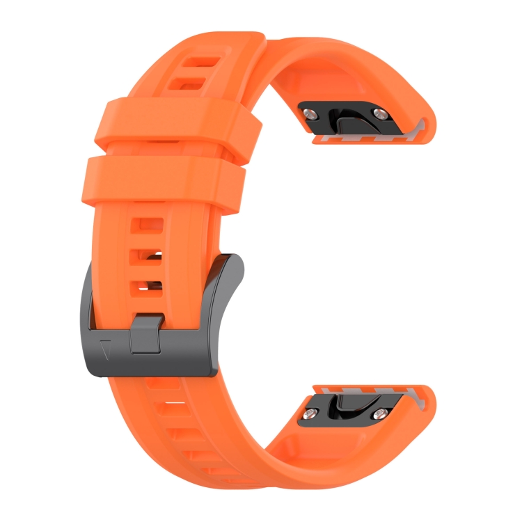 SILICONE Curea înlocuibilă Pentru Garmin Fenix 8 51mm Portocaliu