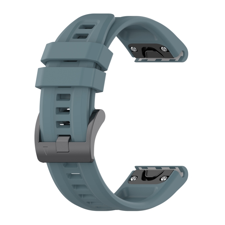 SILICONE Curea înlocuibilă Pentru Garmin Fenix 8 51mm Albastru-gri