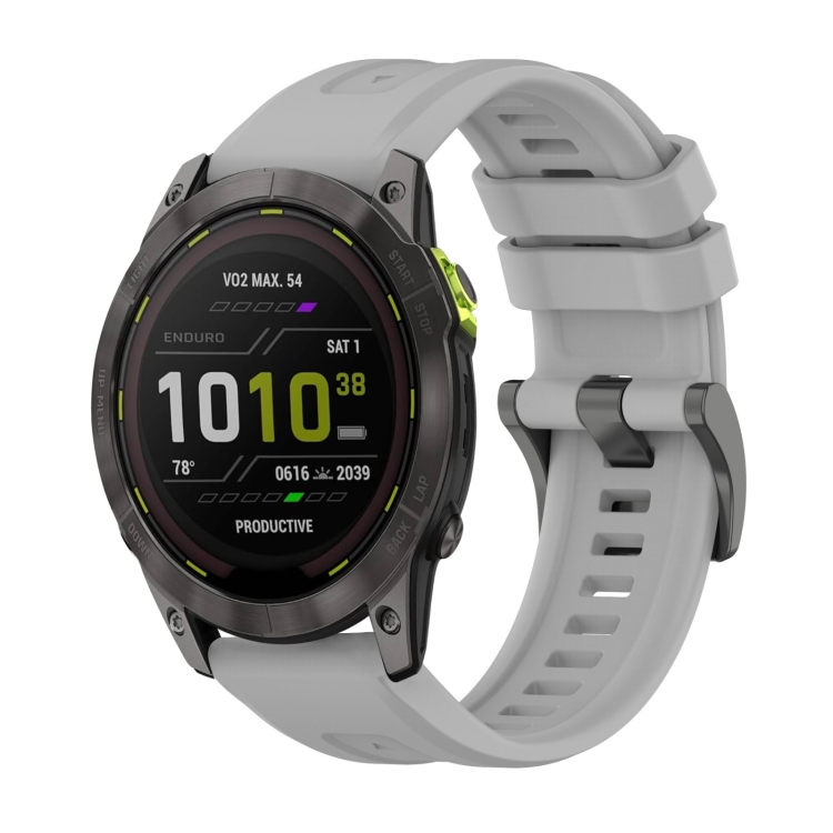 SILICONE Curea înlocuibilă Pentru Garmin Enduro 3 Gri