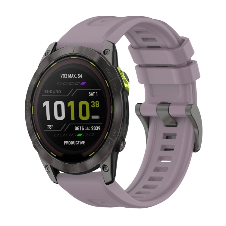 SILICONE Curea înlocuibilă Pentru Garmin Enduro 3 Violet