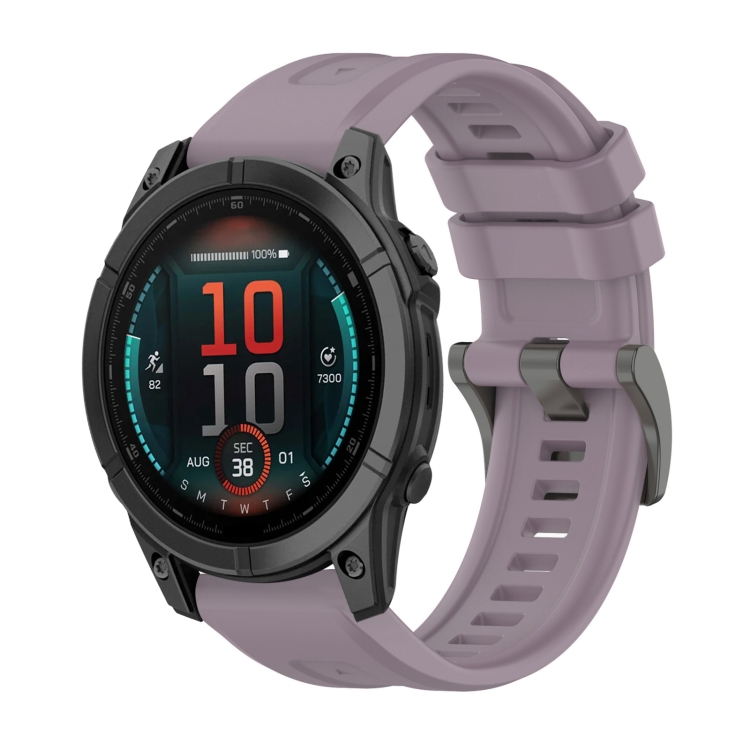 SILICONE Curea înlocuibilă Pentru Garmin Fenix E 47mm Violet