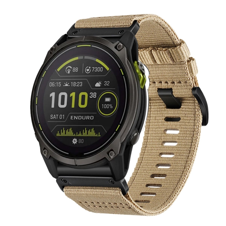 CANVAS Curea înlocuibilă Pentru Garmin Enduro 3 Maro Deschis