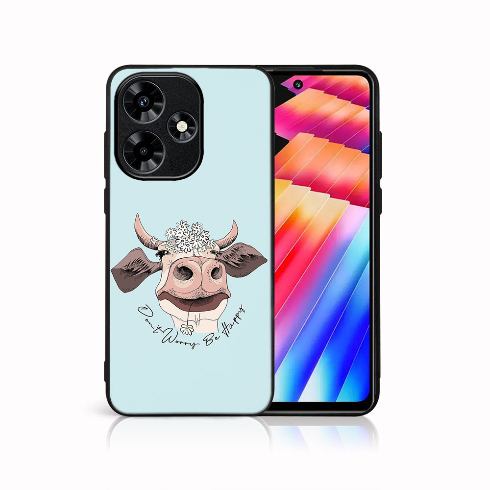 MY ART Husă De Protecție Pentru Infinix Hot 30 HAPPY COW (181)