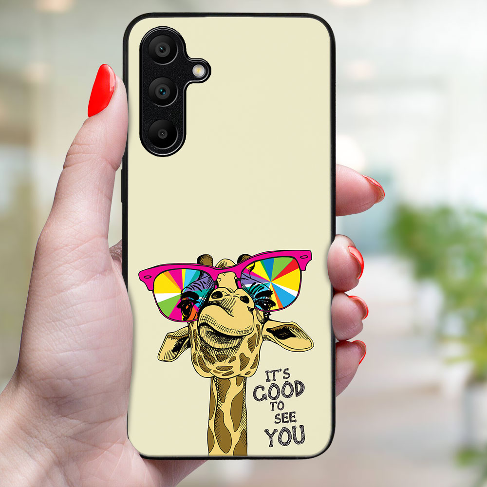 MY ART Husă De Protecție Pentru Samsung Galaxy A35 5G GIRAFFE (180)