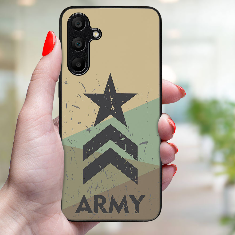 MY ART Husă De Protecție Pentru Samsung Galaxy A35 5G ARMY (236)