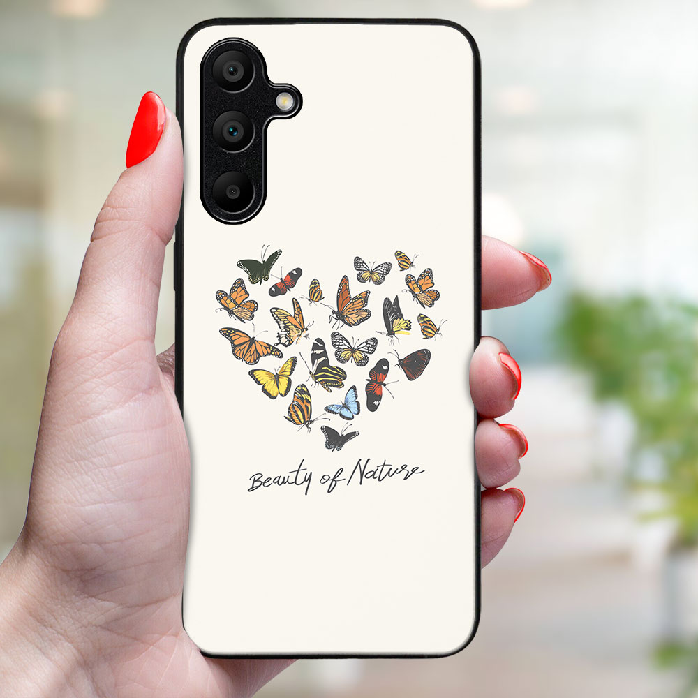 MY ART Husă De Protecție Pentru Samsung Galaxy A35 5G BUTTERFLIES (240)