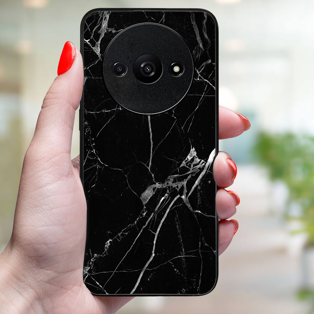 MY ART Husă De Protecție Pentru Xiaomi Redmi A3 BLACK MARBLE (142)