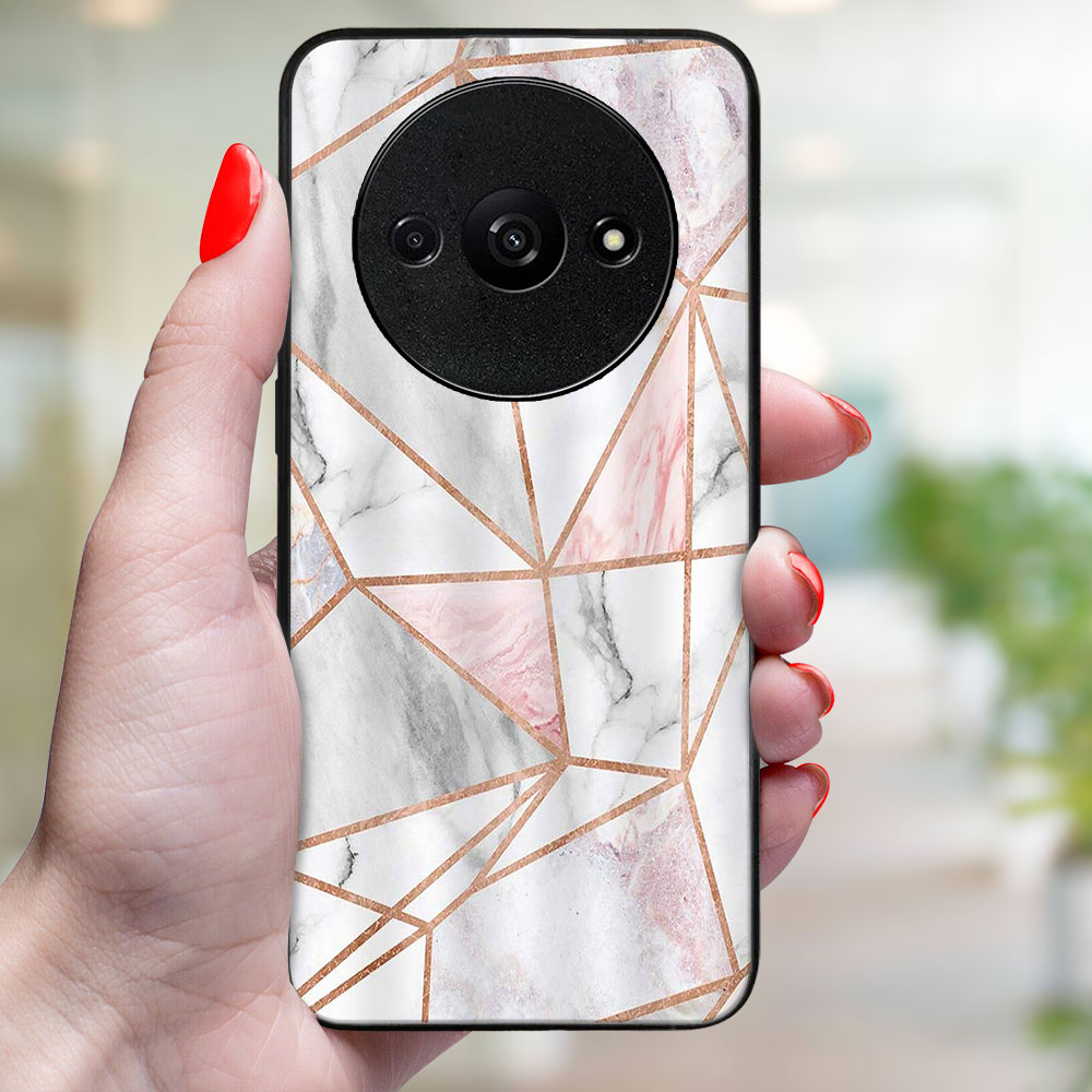 MY ART Husă De Protecție Pentru Xiaomi Redmi A3 PINK MARBLE (143)