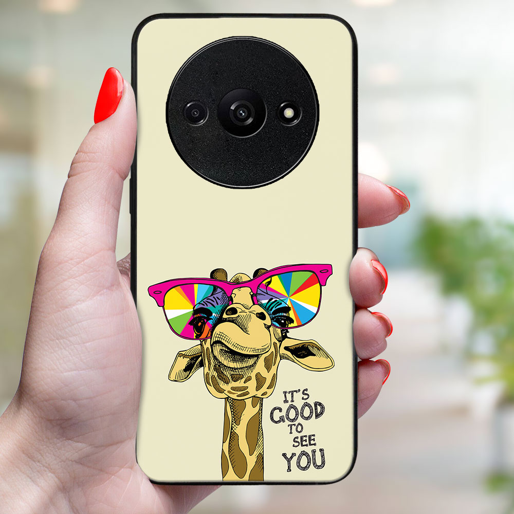 MY ART Husă De Protecție Pentru Xiaomi Redmi A3 GIRAFFE (180)