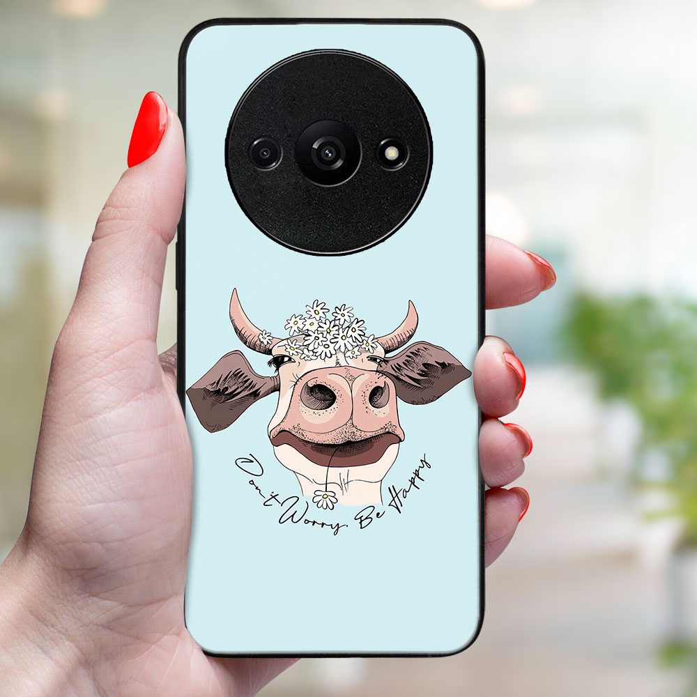 MY ART Husă De Protecție Pentru Xiaomi Redmi A3 HAPPY COW (181)