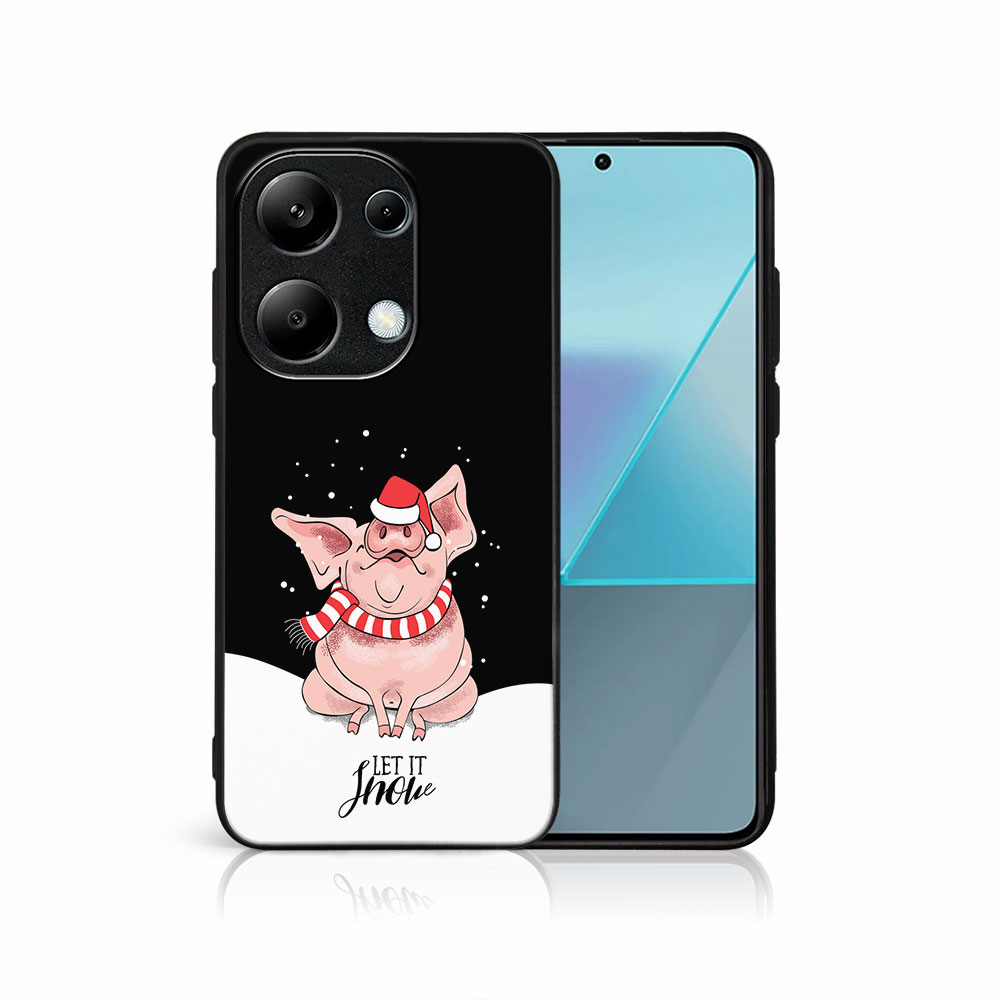 MY ART Husă Cu Design De Crăciun Xiaomi Redmi Note 13 LET IT SNOW (075)