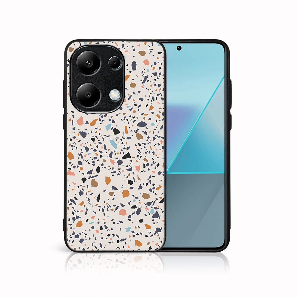 MY ART Husă De Protecție Pentru Xiaomi Redmi Note 13 BEIGE TERRAZZO (162)