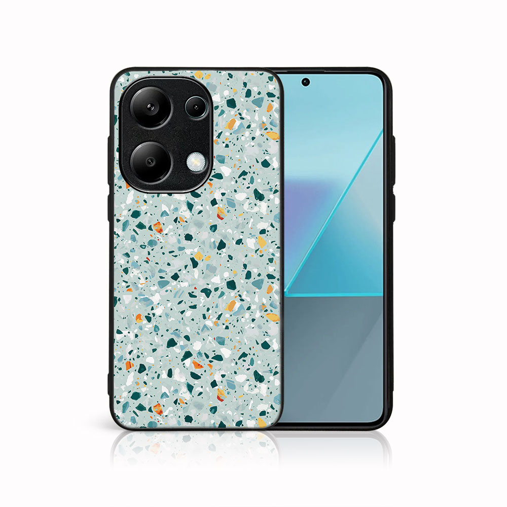 MY ART Husă De Protecție Pentru Xiaomi Redmi Note 13 BLUE TERRAZZO (164)