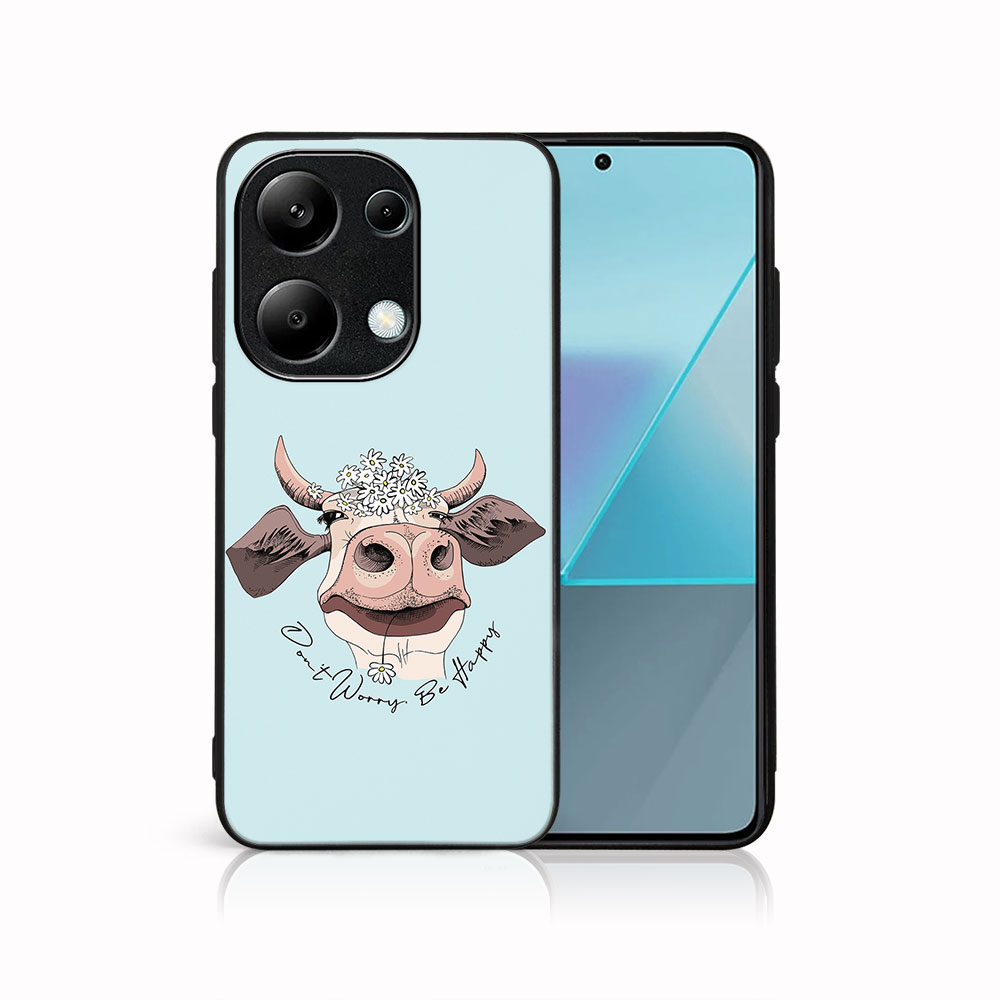 MY ART Husă De Protecție Pentru Xiaomi Redmi Note 13 HAPPY COW (181)