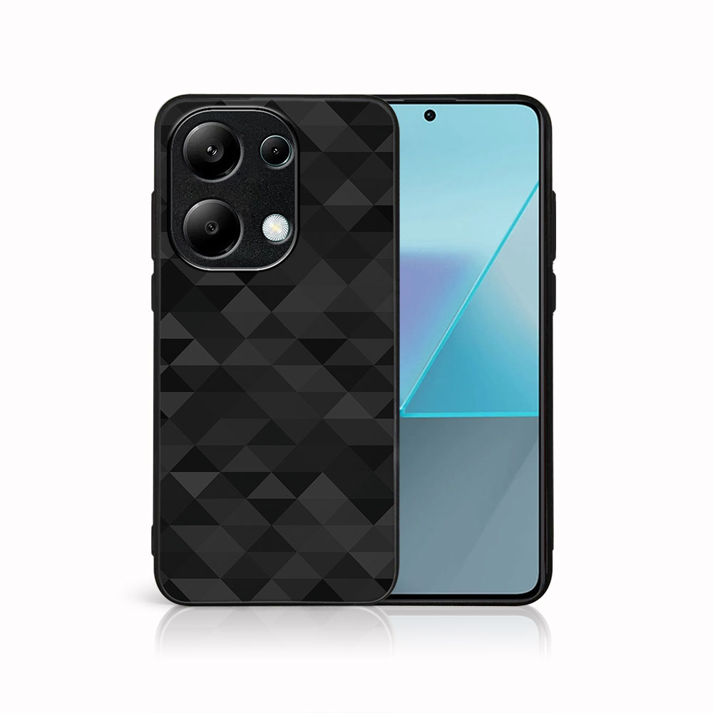 MY ART Husă De Protecție Pentru Xiaomi Redmi Note 13 BLACK TRIANGURI (232)