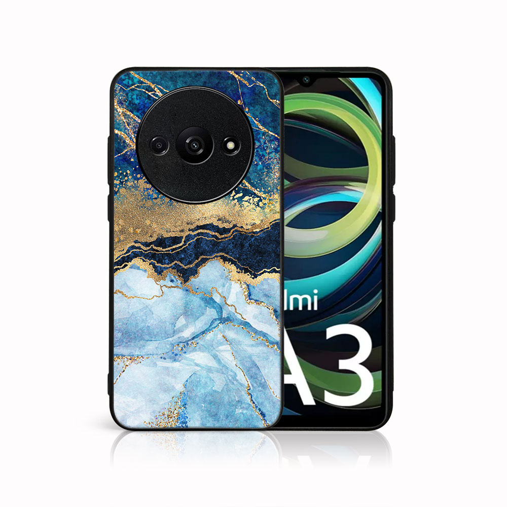 MY ART Husă De Protecție Pentru Xiaomi Redmi A3 BLUE MARBLE (141)