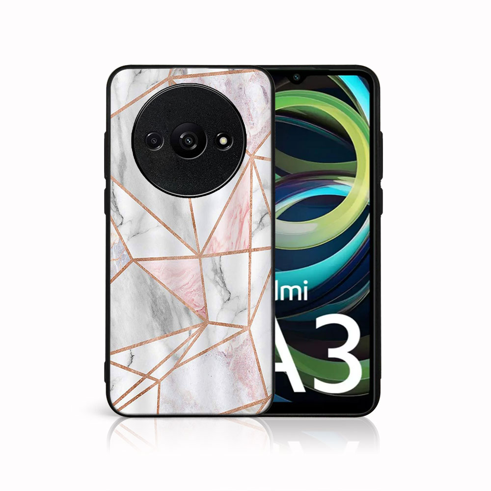 MY ART Husă De Protecție Pentru Xiaomi Redmi A3 PINK MARBLE (143)