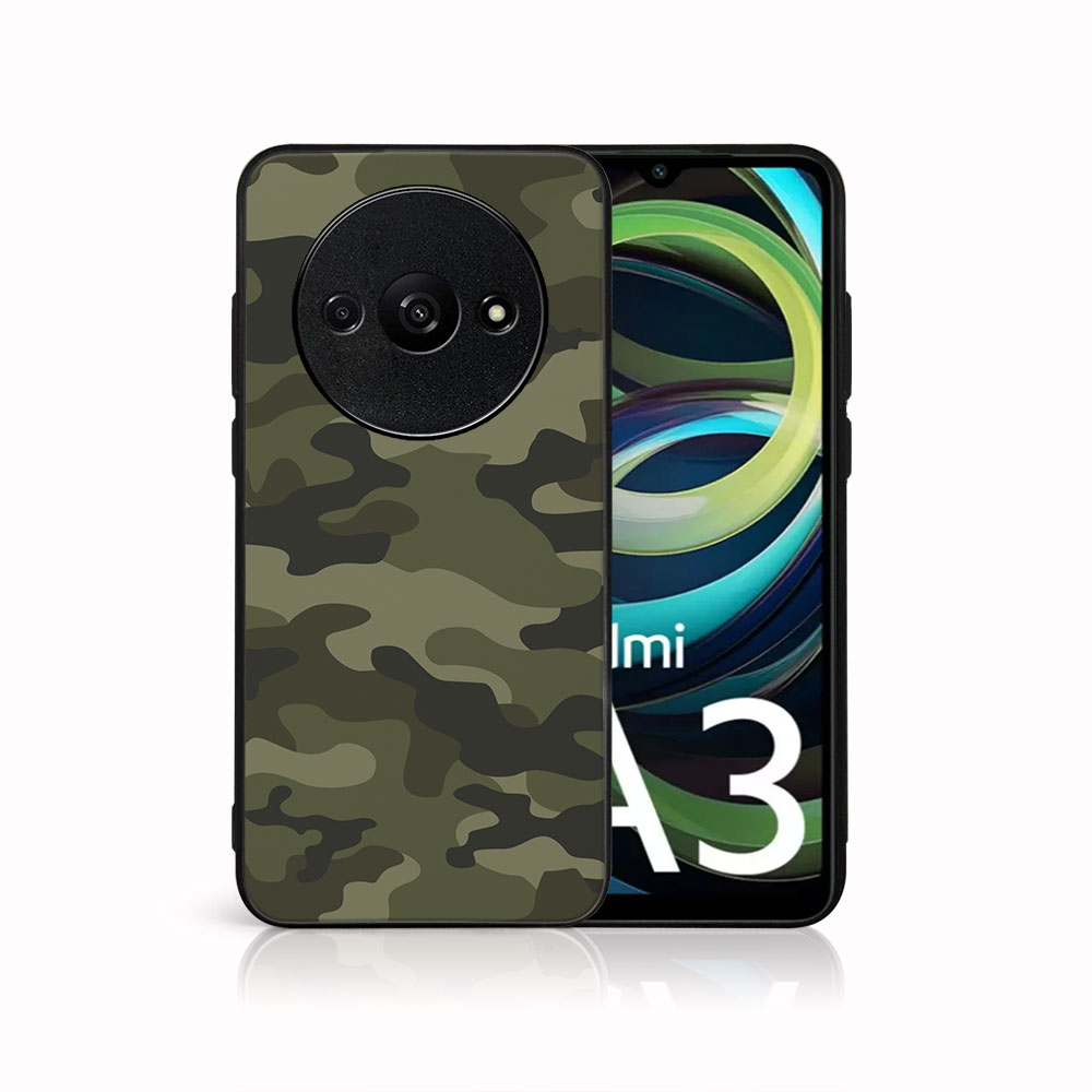 MY ART Husă De Protecție Pentru Xiaomi Redmi A3 GREEN CAMO (235)