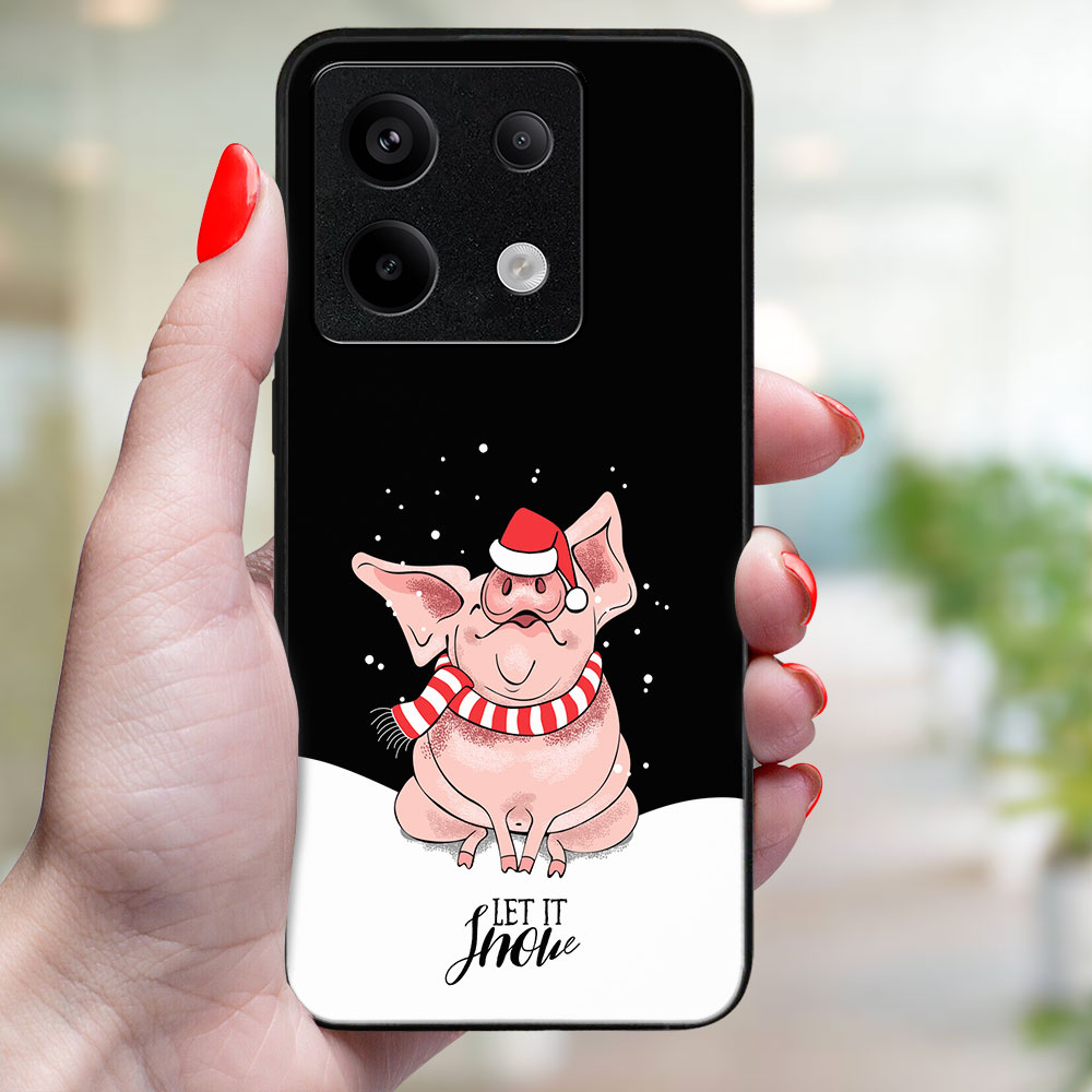 MY ART Husă Cu Design De Crăciun Xiaomi Redmi Note 13 Pro 5G LET IT SNOW (075)