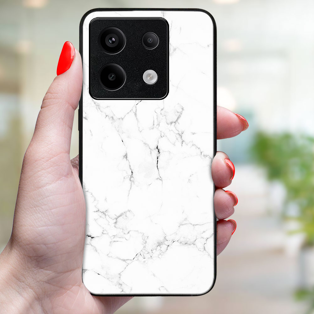 MY ART Husă De Protecție Pentru Xiaomi Redmi Note 13 5G WHITE MARBLE (144)