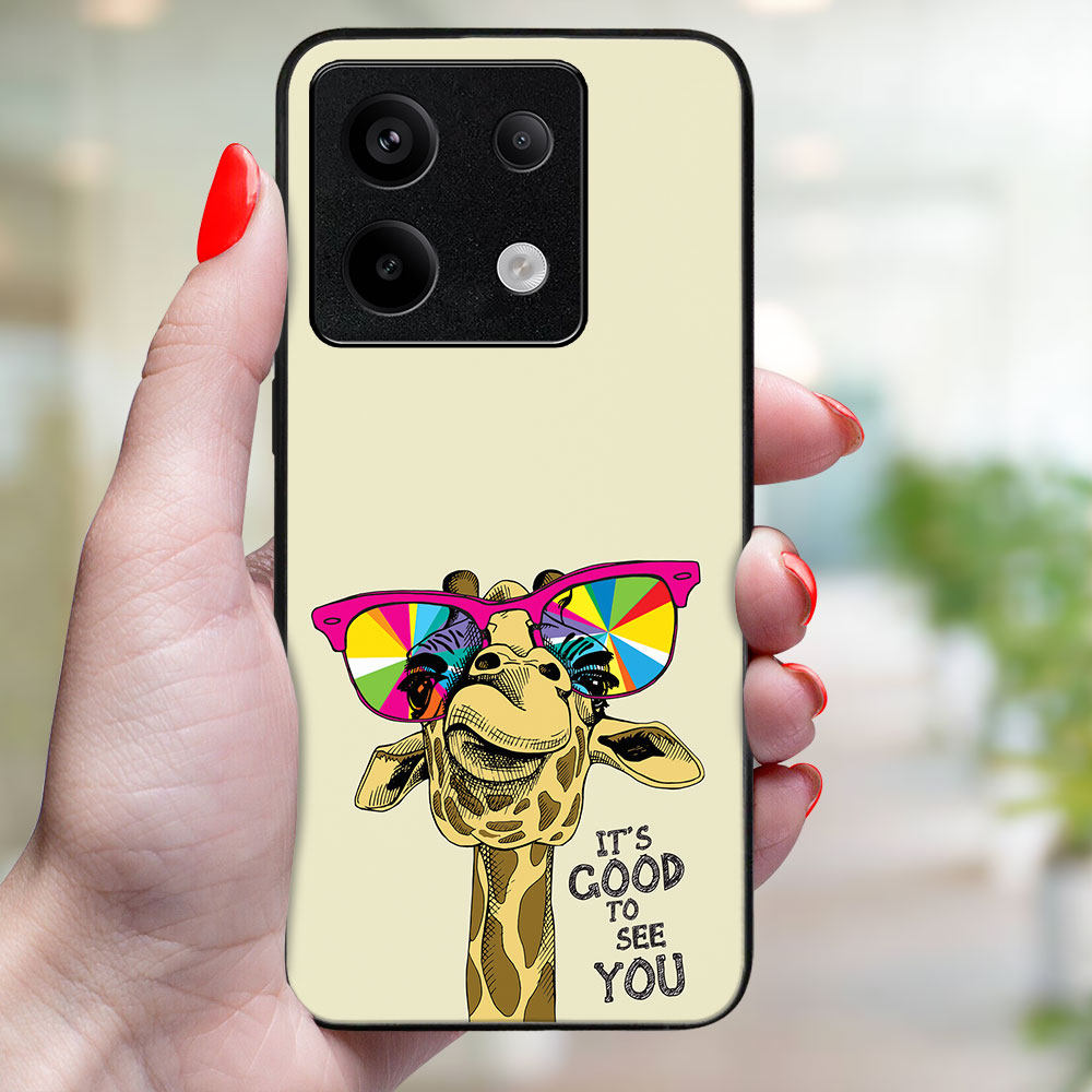 MY ART Husă De Protecție Pentru Xiaomi Redmi Note 13 5G GIRAFFE (180)