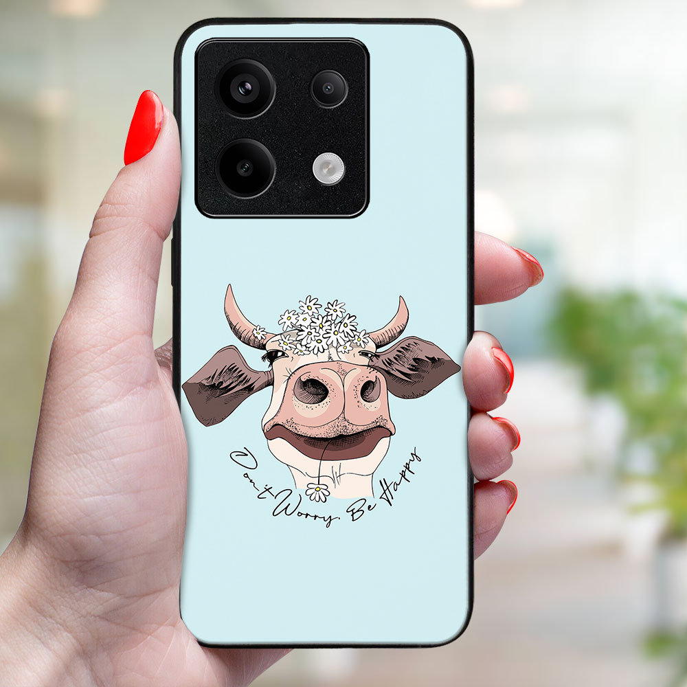 MY ART Husă De Protecție Pentru Xiaomi Redmi Note 13 5G HAPPY COW (181)