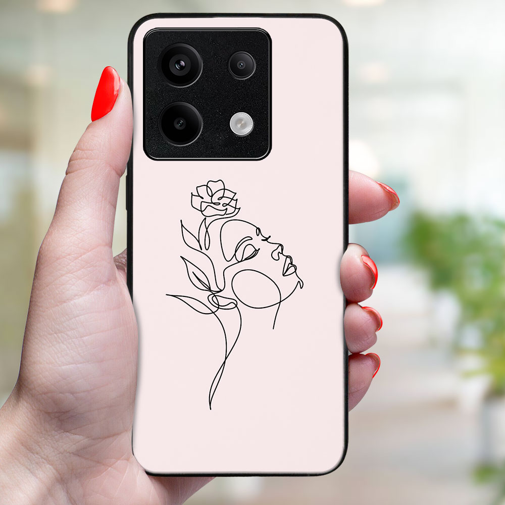 MY ART Husă De Protecție Pentru Xiaomi Redmi Note 13 5G ROSE GIRL (198)