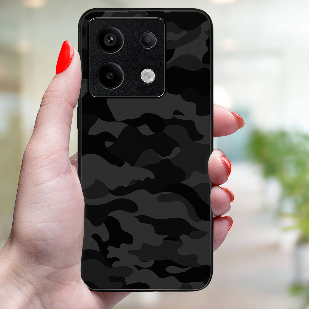 MY ART Husă De Protecție Pentru Xiaomi Redmi Note 13 5G BLACK CAMO (234)