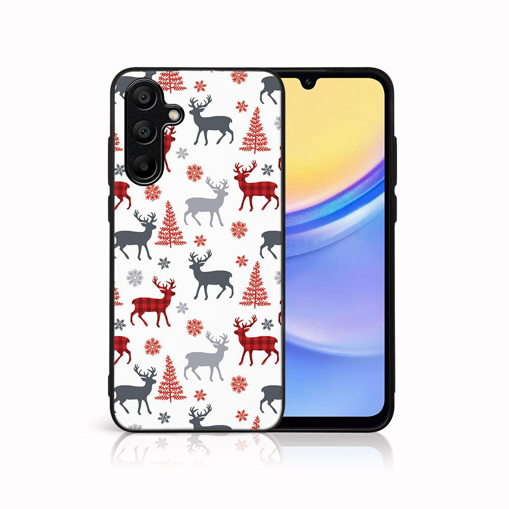 MY ART Husă Cu Design De Crăciun Samsung Galaxy A15 DEER (068)