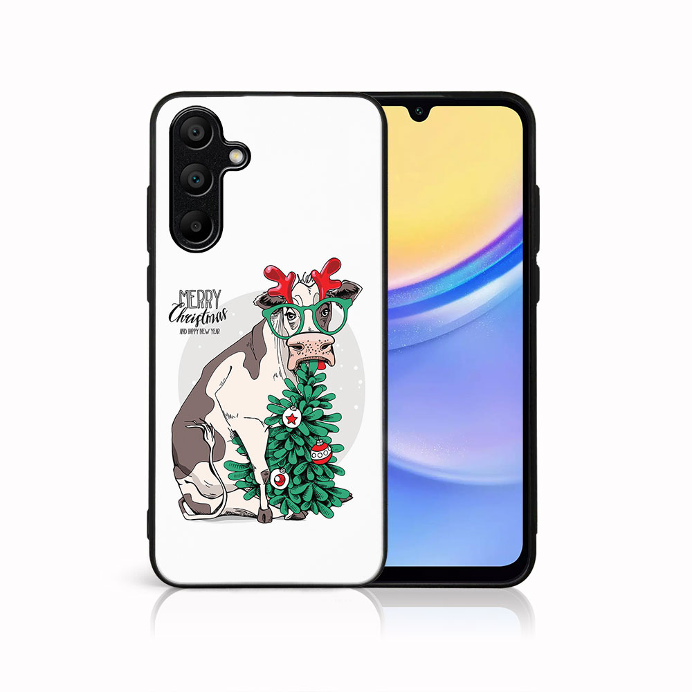 MY ART Husă Cu Design De Crăciun Samsung Galaxy A15 MERRY CHRISTMAS (074)