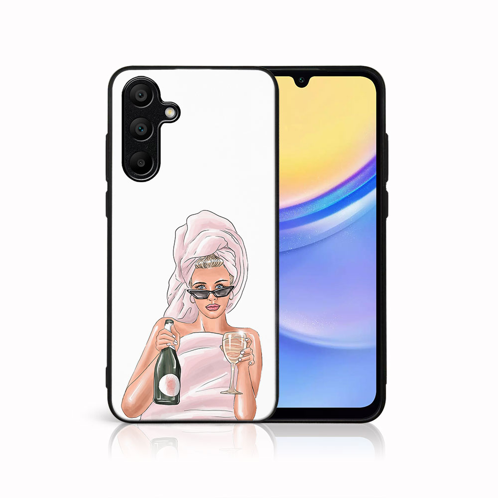 MY ART Husă De Protecție Pentru Samsung Galaxy A15 CHAMPAGNE (134)