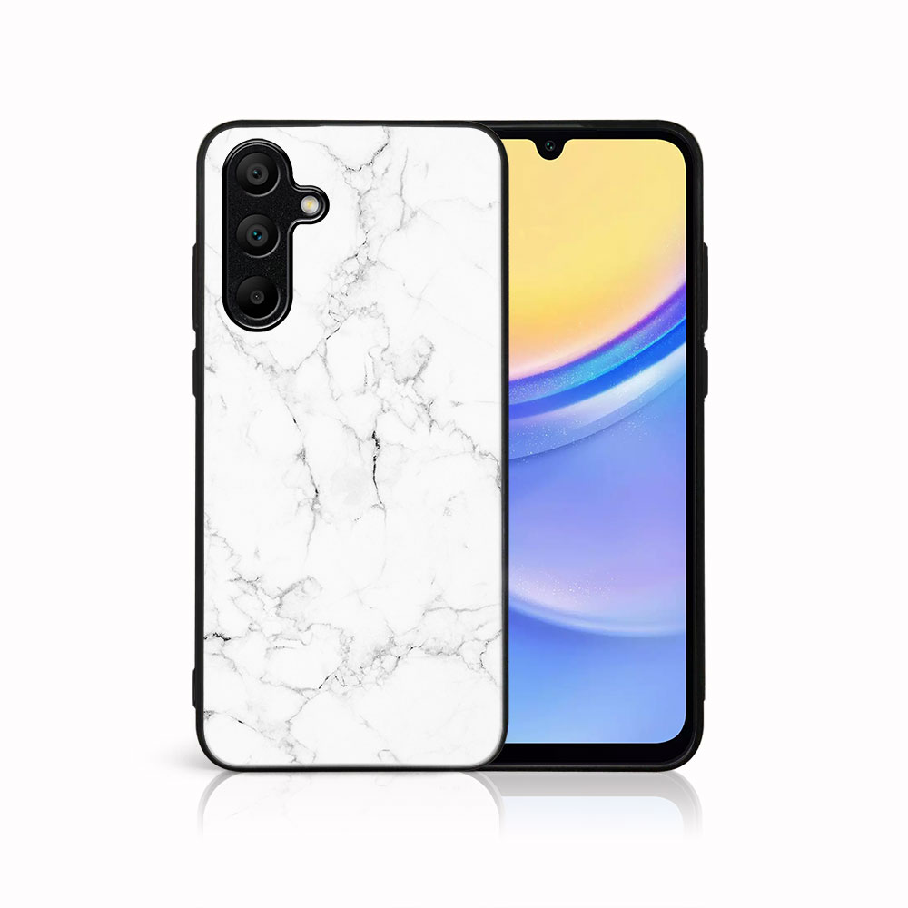 MY ART Husă De Protecție Pentru Samsung Galaxy A15 WHITE MARBLE (144)