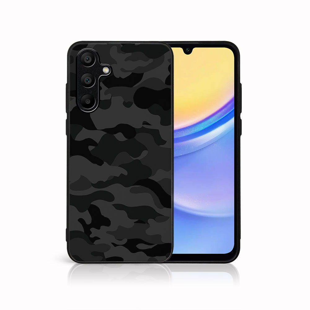 MY ART Husă De Protecție Pentru Samsung Galaxy A15 BLACK CAMO (234)