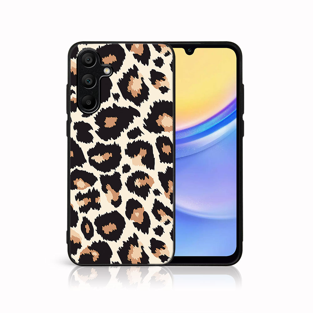 MY ART Husă De Protecție Pentru Samsung Galaxy A15 LEOPARD PRINT (238)