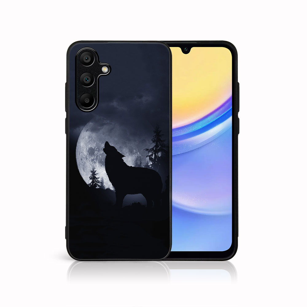 MY ART Husă De Protecție Pentru Samsung Galaxy A15 WOLF (247)