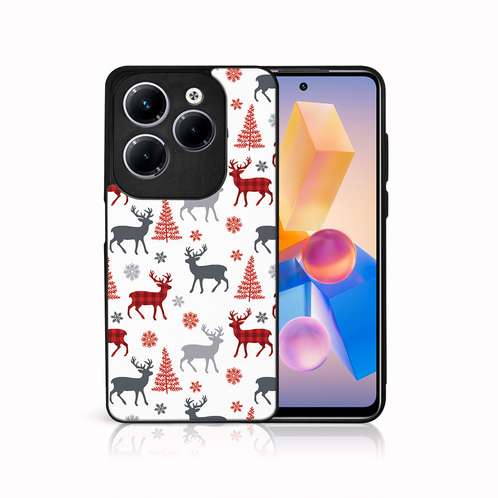 MY ART Capac Cu Design De Crăciun Infinix Hot 40 / Hot 40 Pro DEER (068)