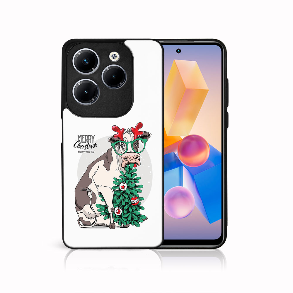 MY ART Husă Cu Design De Crăciun Infinix Hot 40 / Hot 40 Pro MERRY CHRISTMAS (074)