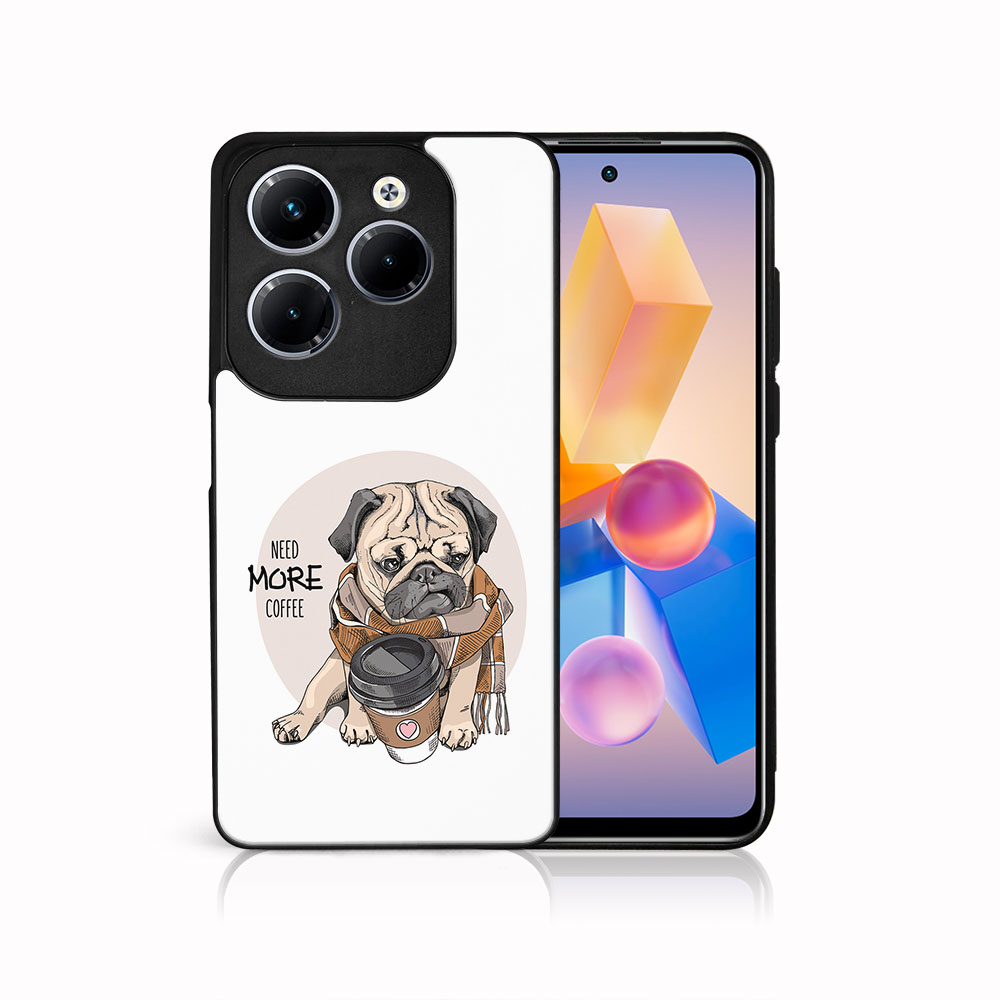 MY ART Husă De Protecție Pentru Infinix Hot 40 / Hot 40 Pro MORE COFFEE (184)