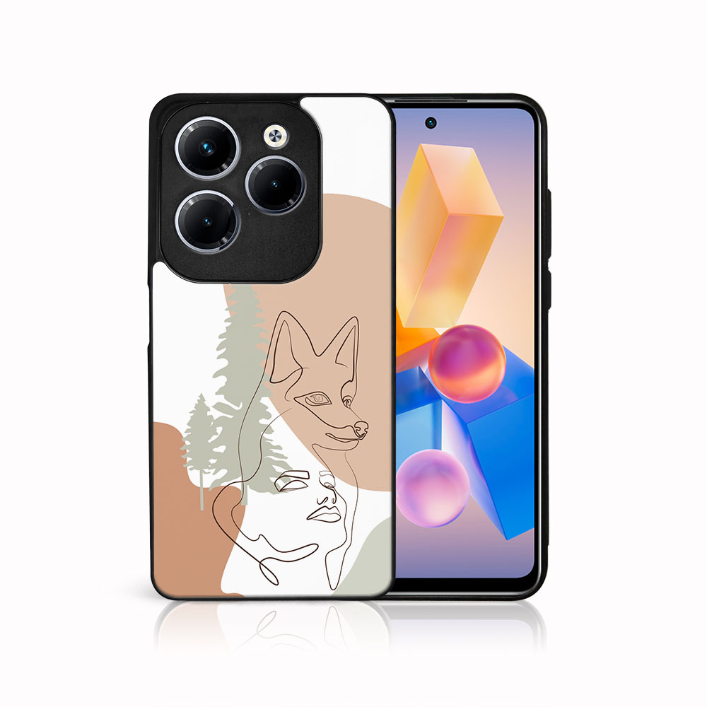 MY ART Husă De Protecție Pentru Infinix Hot 40 / Hot 40 Pro FOX (191)