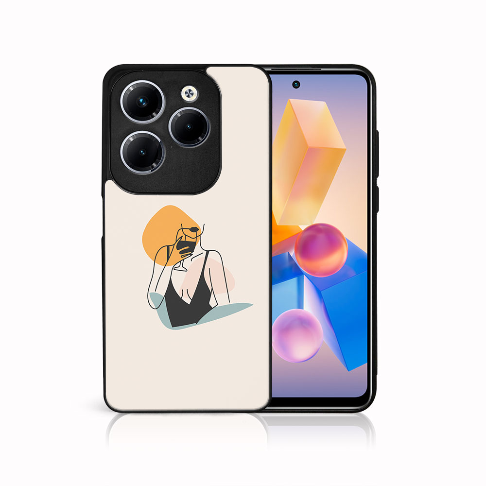 MY ART Husă De Protecție Pentru Infinix Hot 40 / Hot 40 Pro WOMAN (197)