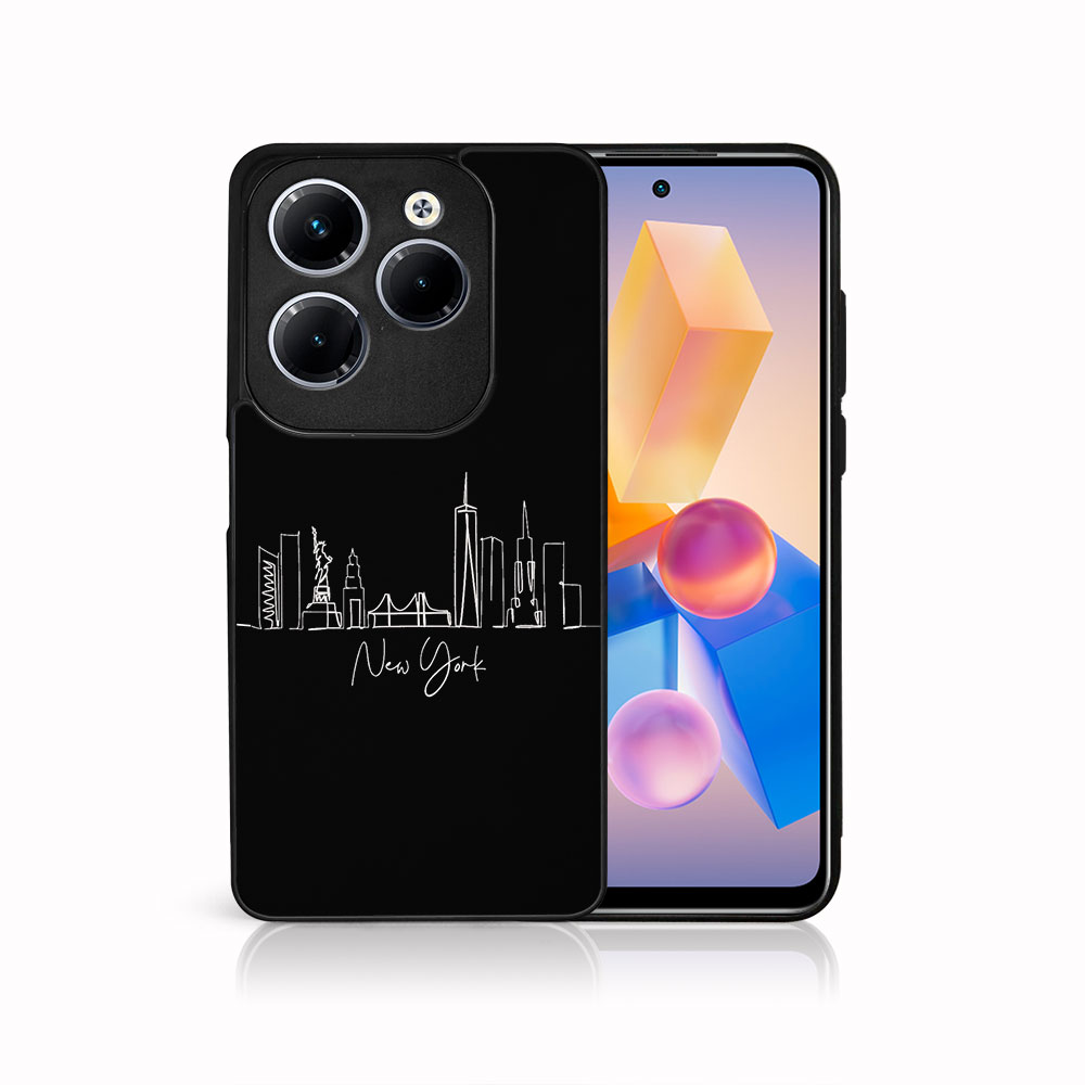 MY ART Husă De Protecție Pentru Infinix Hot 40 / Hot 40 Pro NEW YORK (207)