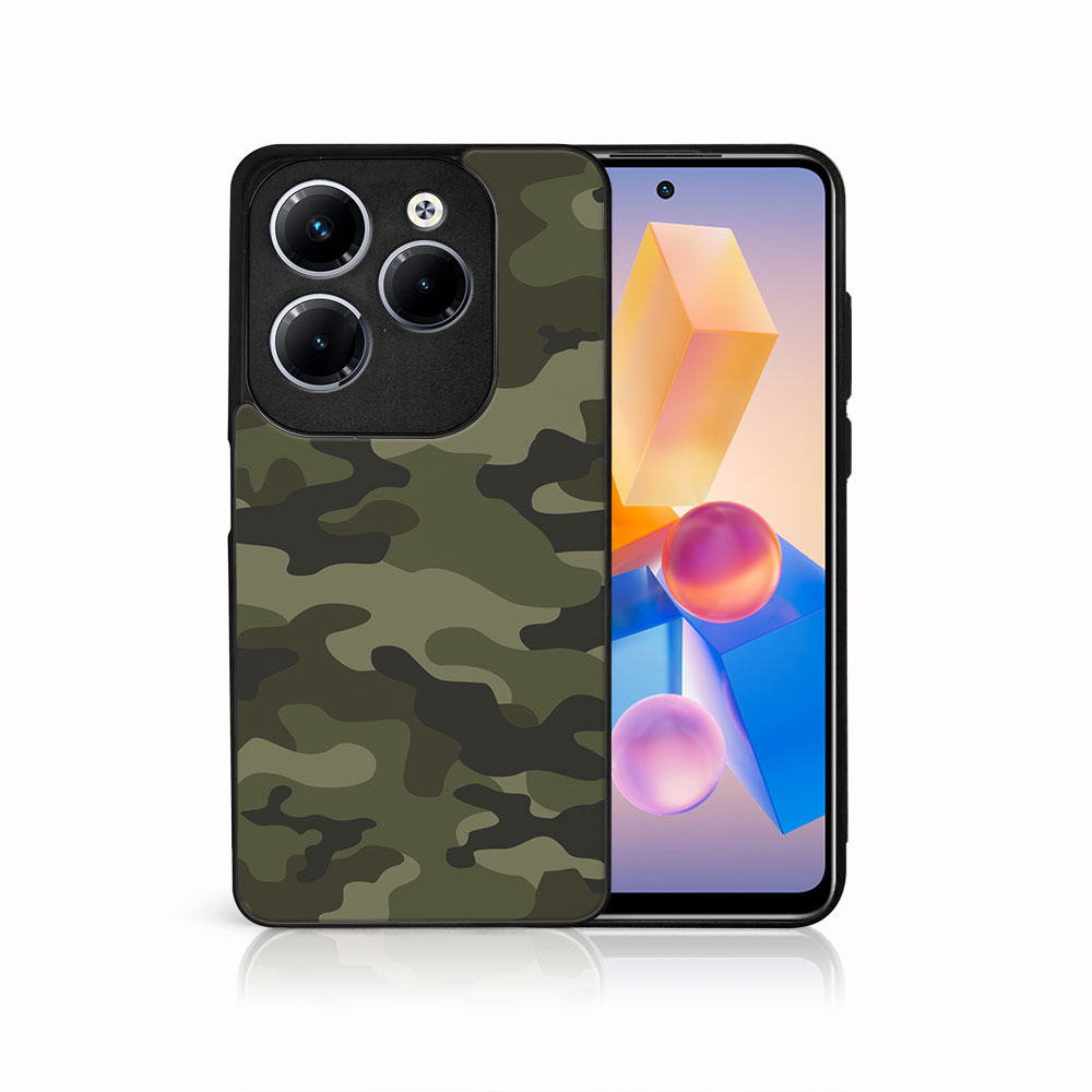 MY ART Husă De Protecție Pentru Infinix Hot 40 / Hot 40 Pentru GREEN CAMO (235)