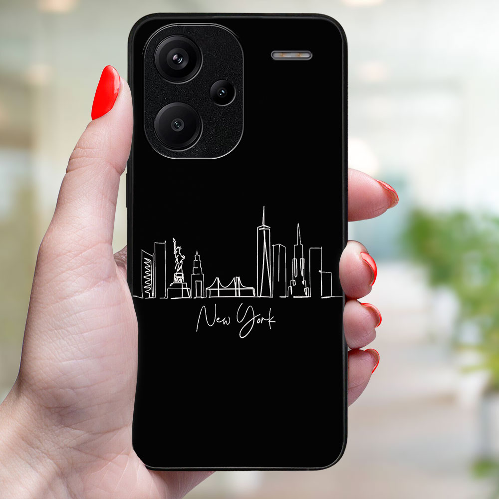 MY ART Husă De Protecție Pentru Xiaomi Redmi Note 13 Pro+ 5G NEW YORK (207)