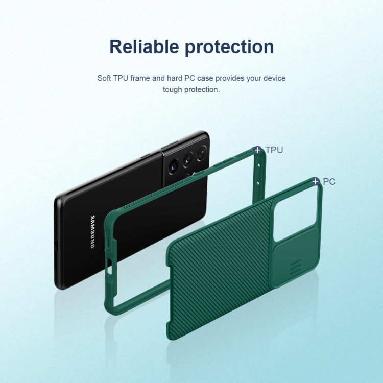 Husa NILLKIN CAMSHIELD PRO Pentru Samsung Galaxy S21 Ultra 5G Negru