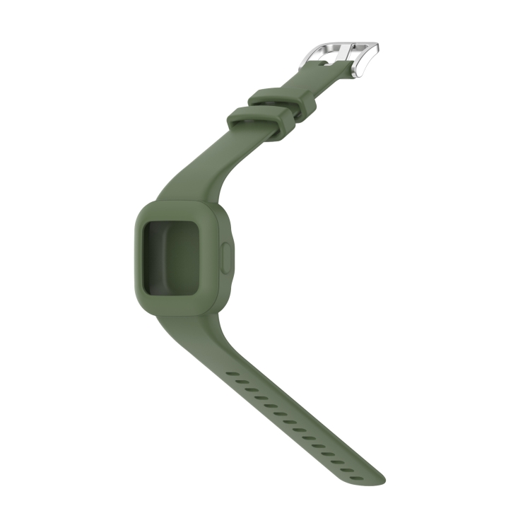 GLACIER Husa De Protectie Cu Curea Pentru Garmin Vivofit Junior3 Verde Inchis