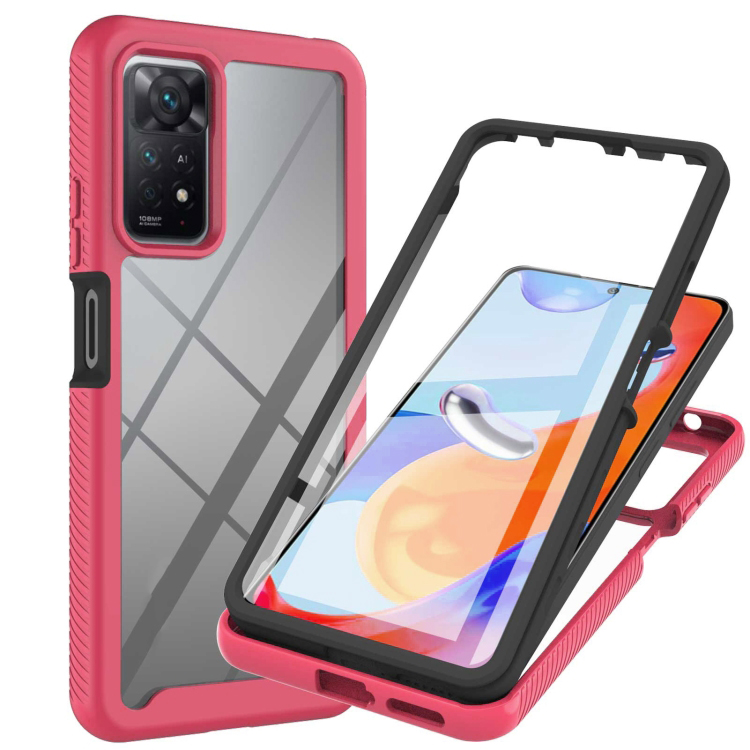 DUAL Capac Dublu Cu Folie Xiaomi Redmi Note 11 Pro 5G / Note 11 Pro Roz